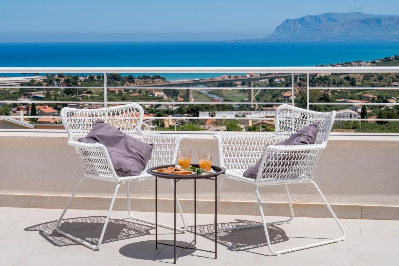 Villa Maria Con Piscina E Vista Mare Castellammare del Golfo Cameră foto