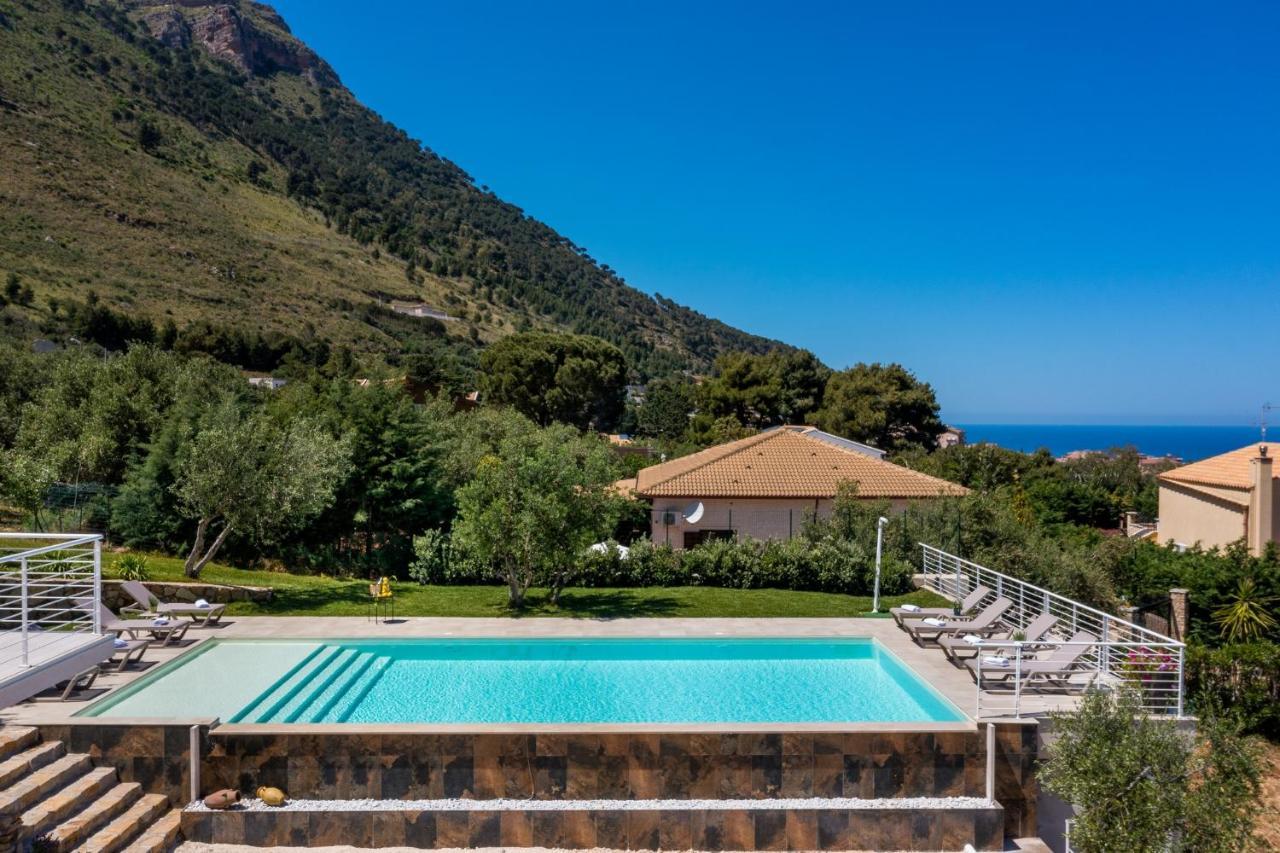 Villa Maria Con Piscina E Vista Mare Castellammare del Golfo Exterior foto