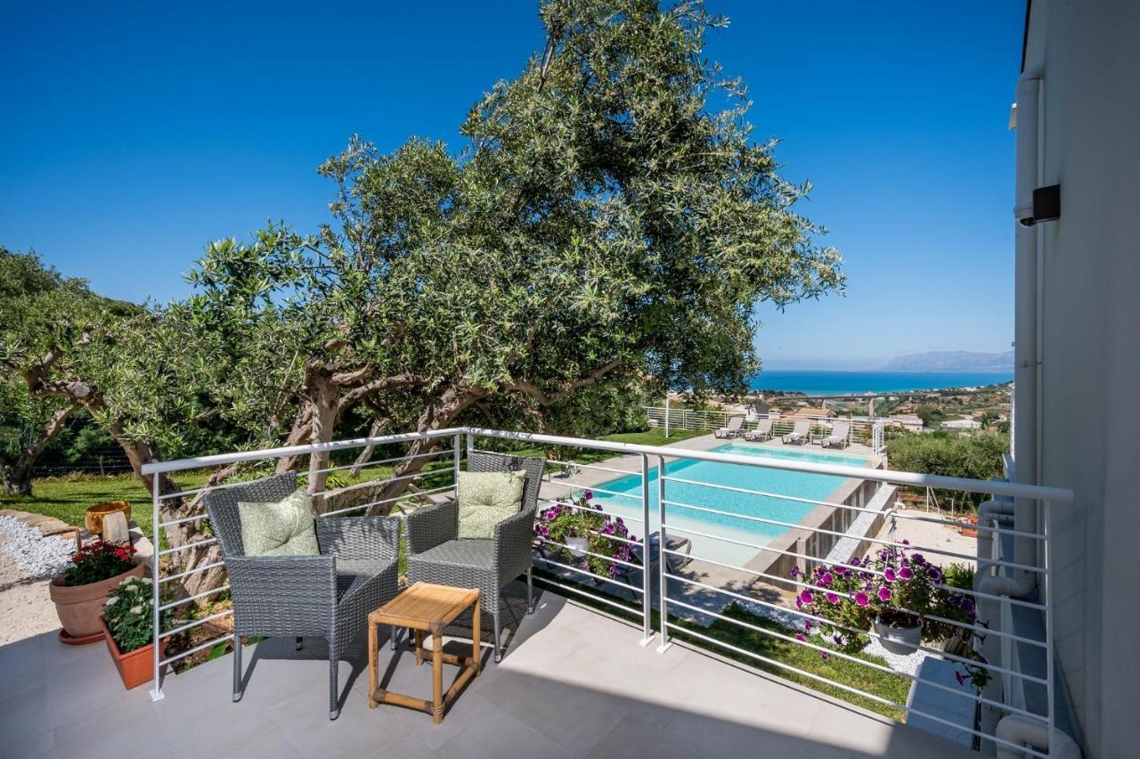 Villa Maria Con Piscina E Vista Mare Castellammare del Golfo Exterior foto