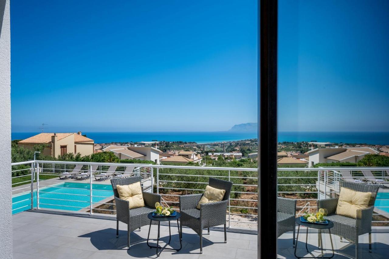 Villa Maria Con Piscina E Vista Mare Castellammare del Golfo Cameră foto