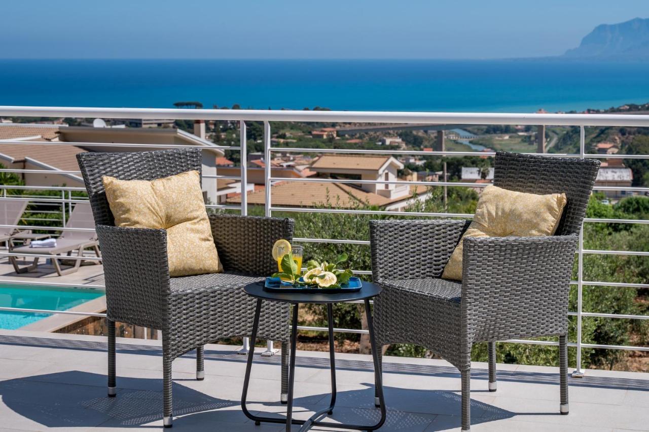 Villa Maria Con Piscina E Vista Mare Castellammare del Golfo Cameră foto