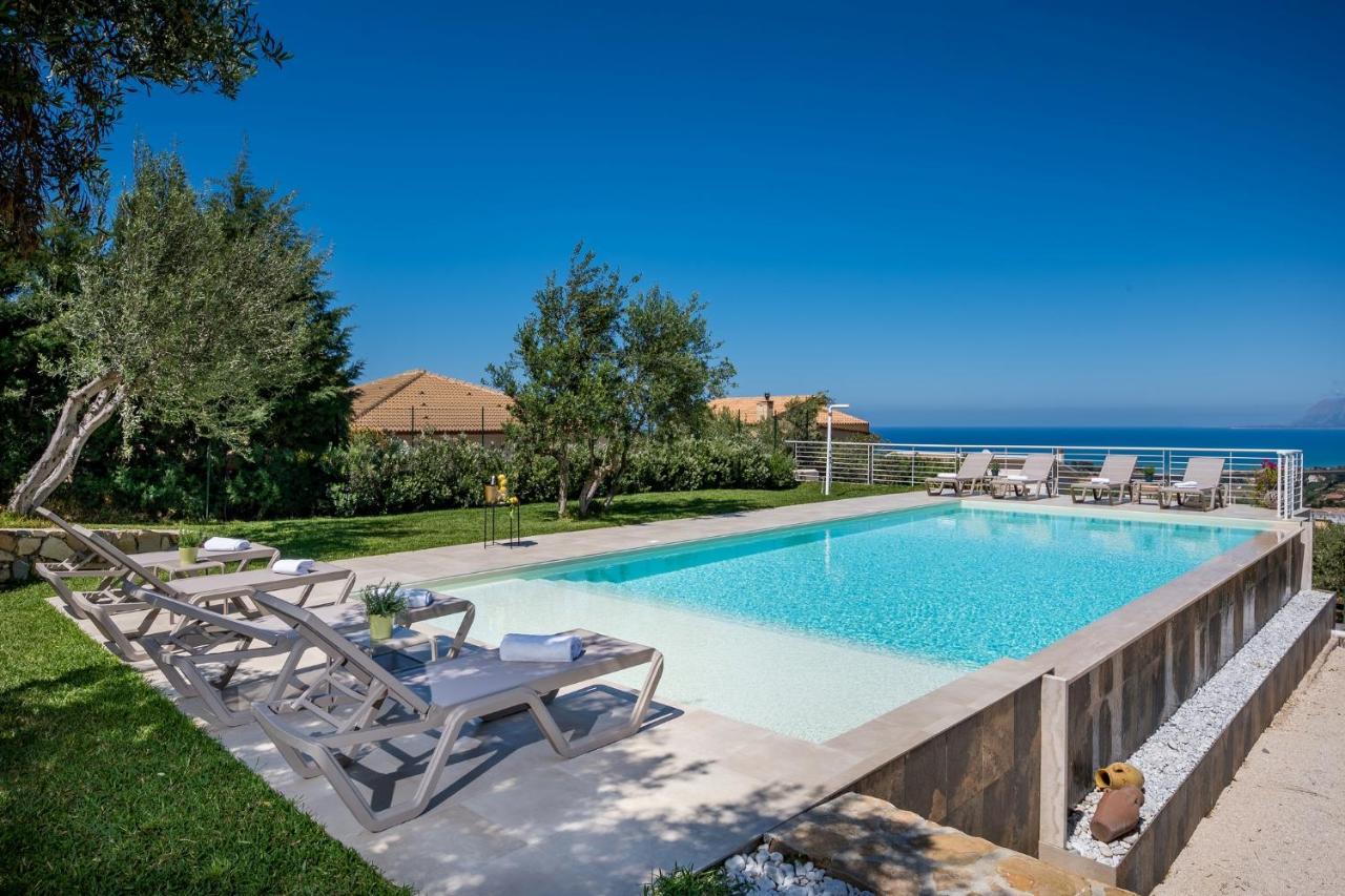 Villa Maria Con Piscina E Vista Mare Castellammare del Golfo Exterior foto